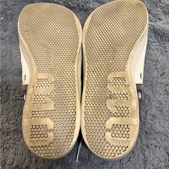 Men’s preowned Reebok Crossfit trainer/casual sneaker. Beige and grey. Size 11 - Picture 6 of 6